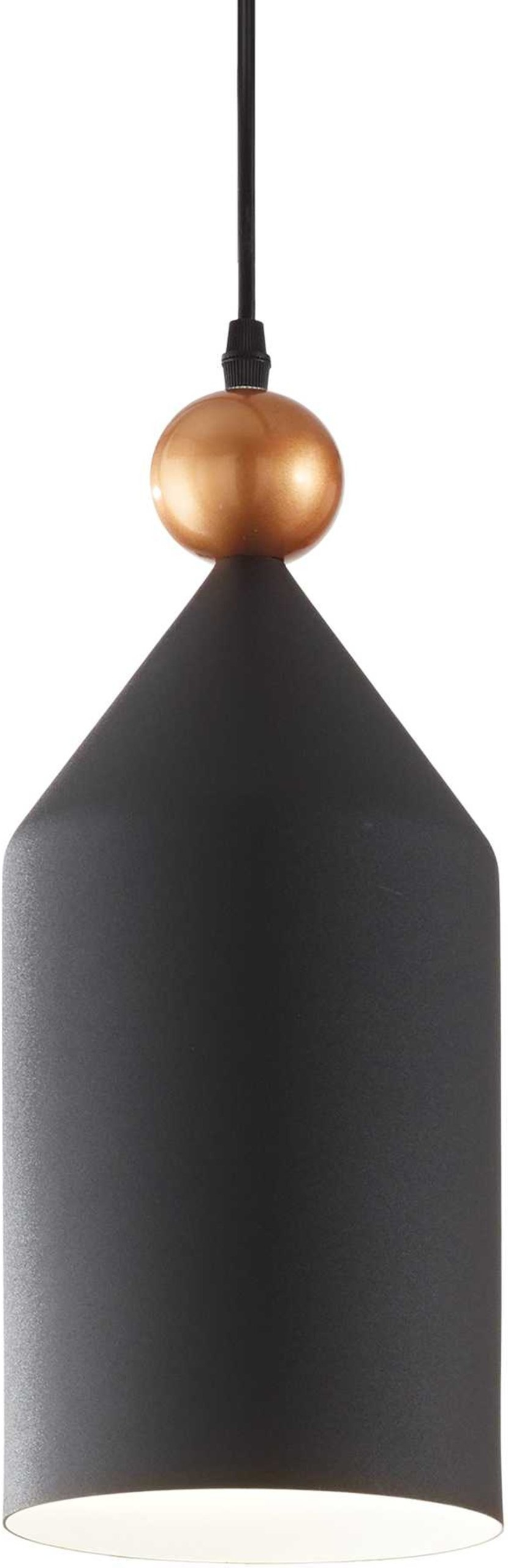 Pendel lampe Ideal Lux Triade grå/sort Ø155 mm H520-1925 mm