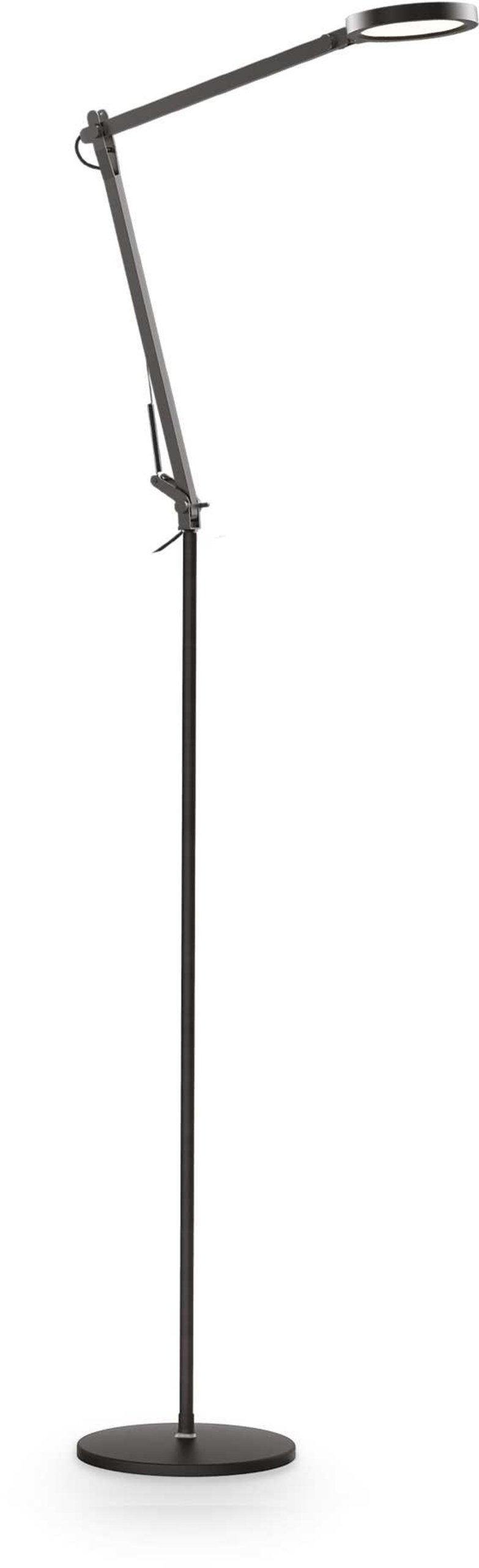 Gulvlampe Ideal Lux Futura LED standlampe sort med dimmer 10W Ø12ÃH145 cm