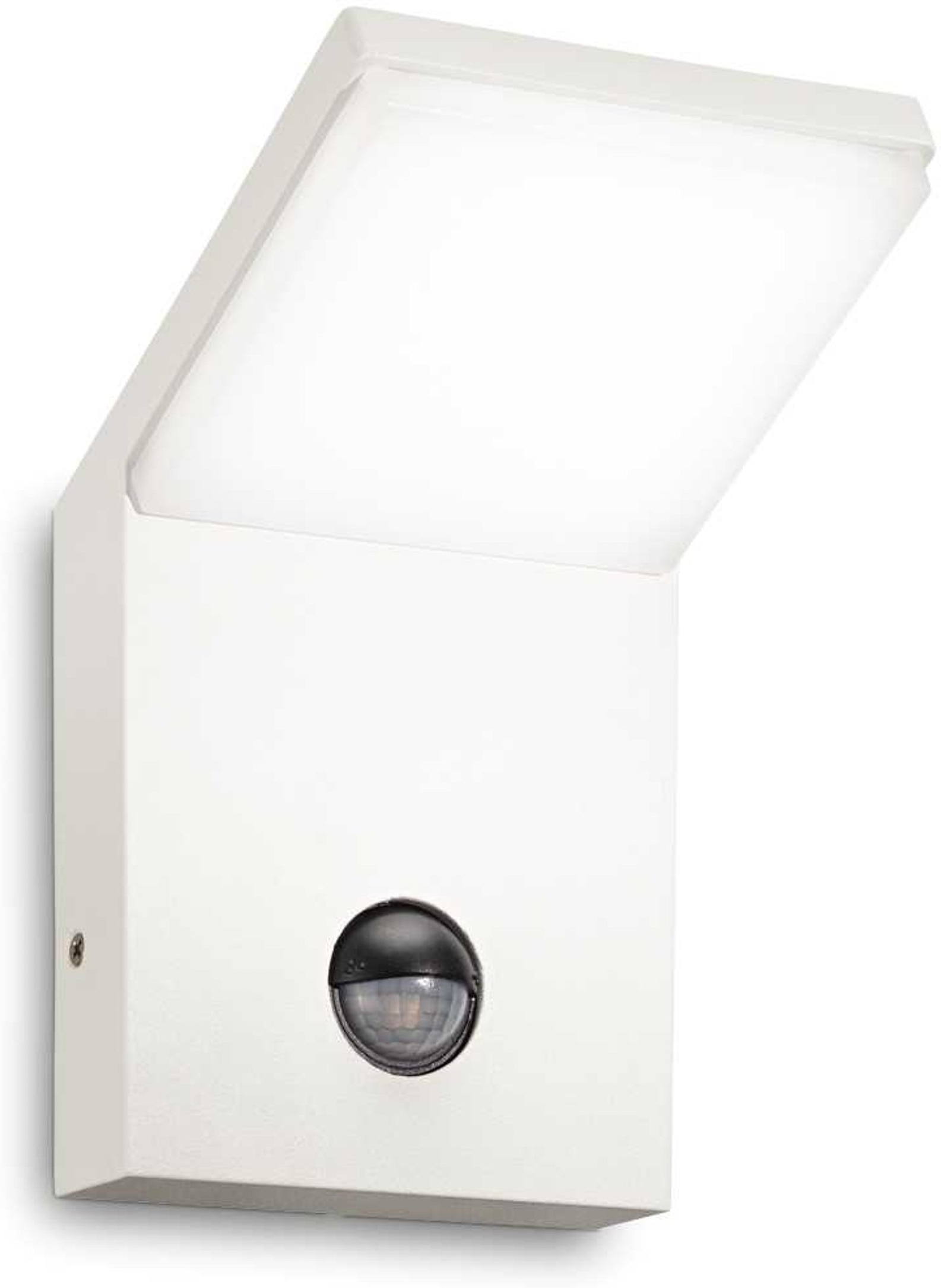 Udendørs væglampe Ideal Lux Style med integreret LED 830 lm PIR sensor IP54 hvid 4000 K
