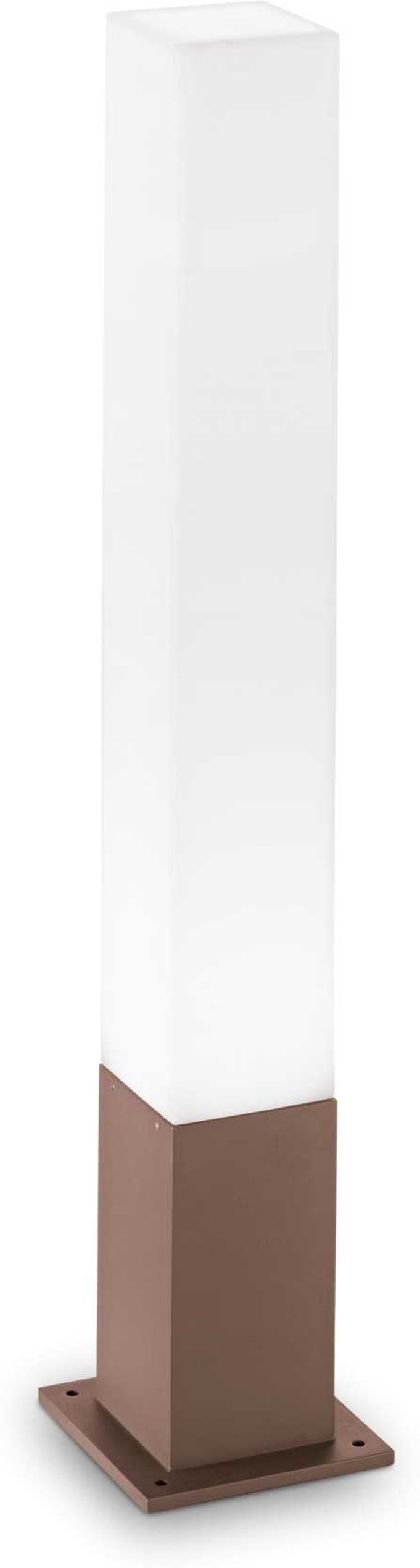 Udendørs gulvlampe Ideal Lux Edo Outdoor i aluminium IP44 kaffefarvet 79 cm