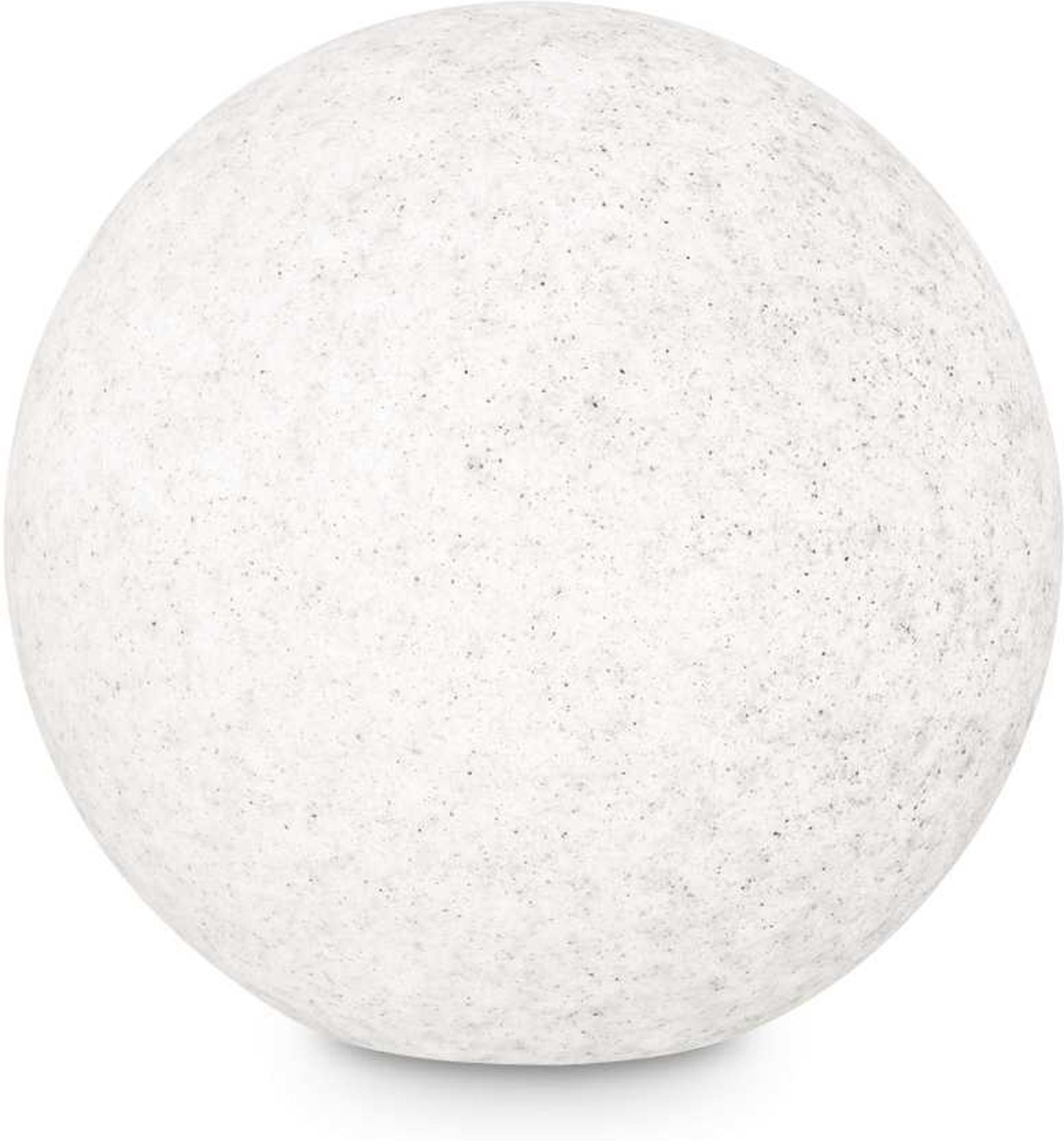 Udendørs gulvlampe Ideal Lux Doris Ø30 x H30 cm Hvid/Sort IP44 have- og terrassebelysning