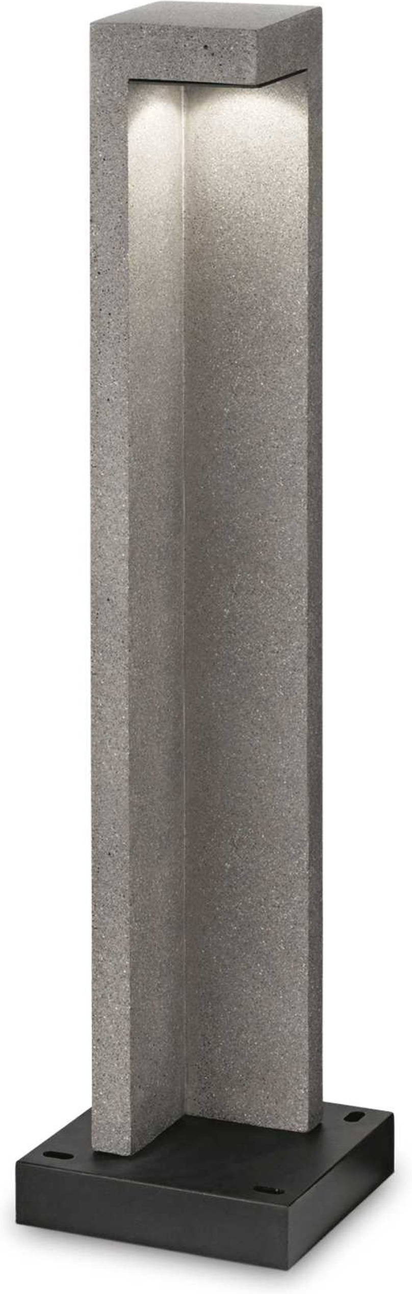 Udendørs gulvlampe terrasselampe Ideal Lux Titano granit/sort H74 cm LED IP55