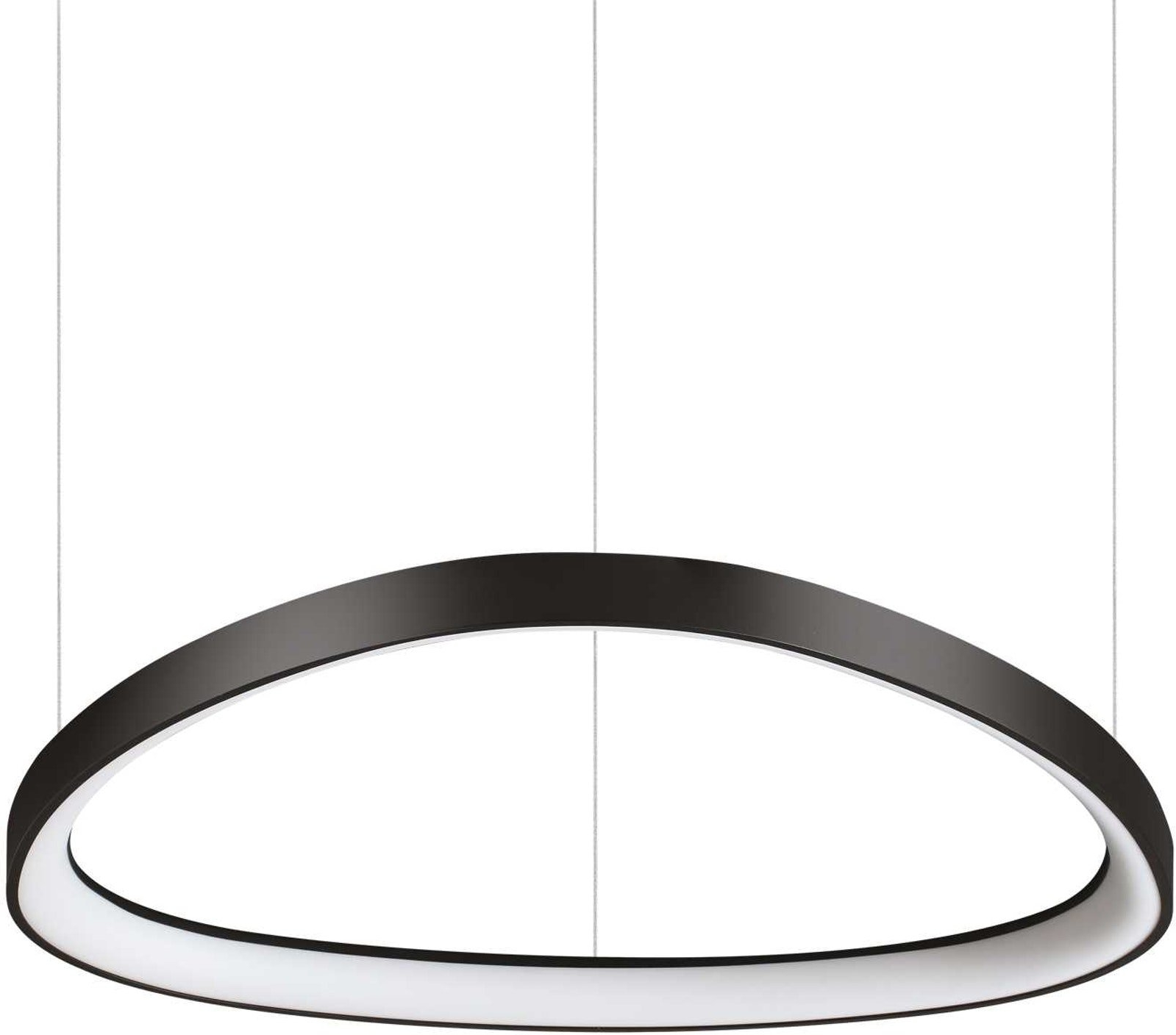 Pendel lampe Ideal Lux Gemini sort LED 48W 4950 lm justerbar højde metal hængelampe