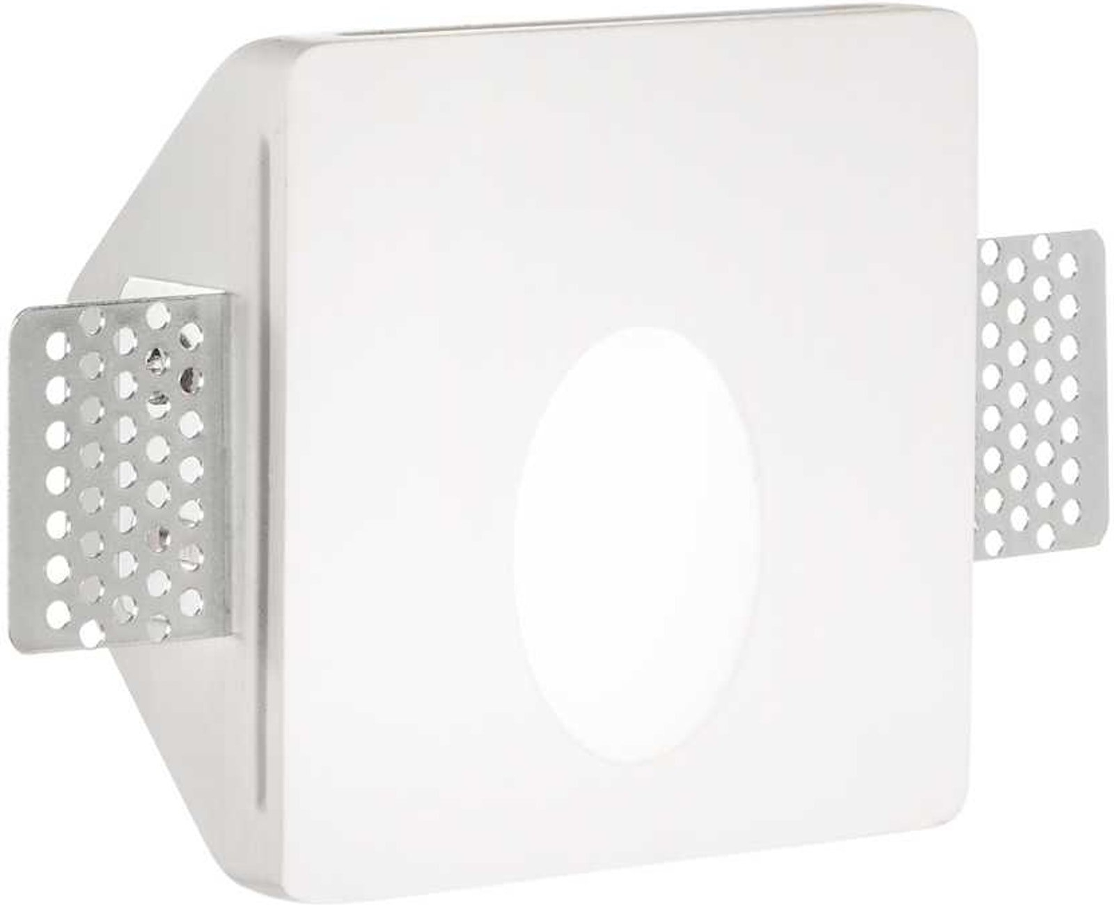 Indbygningslampe Ideal Lux Walky LED 1W 3000K 55 lm hvid gips 10Ã10Ã5 cm