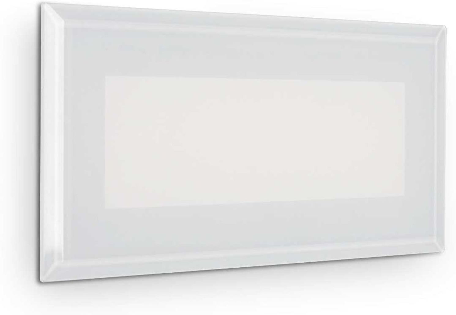 Udendørs indbygningslampe Ideal Lux Indio integreret LED 8W 1170 lm IP65 hvid/antracit