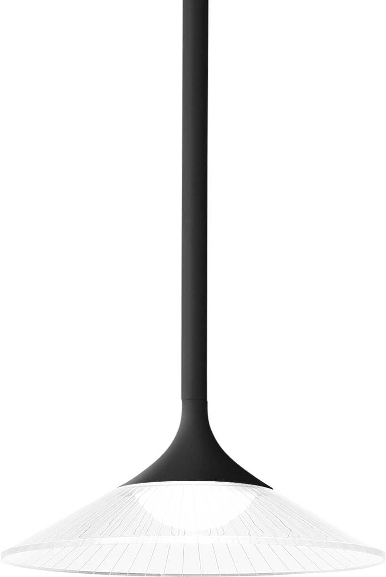 Pendellampe Ideal Lux Tristan sort aluminium/metal Ø180 mm justerbar højde 430 - 1870 mm integreret LED 5W 540 lm 3000 K