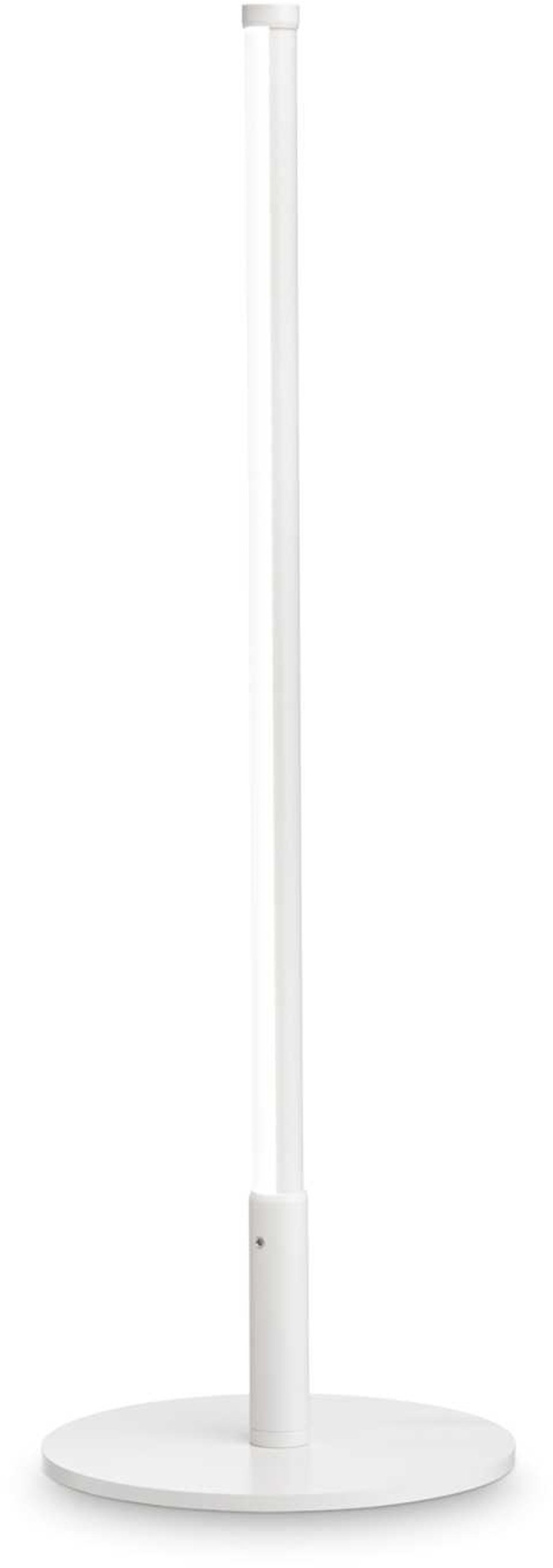 Bordlampe Ideal Lux Yoko hvid LED-bordlampe Ø15 H46 cm natbordslampe