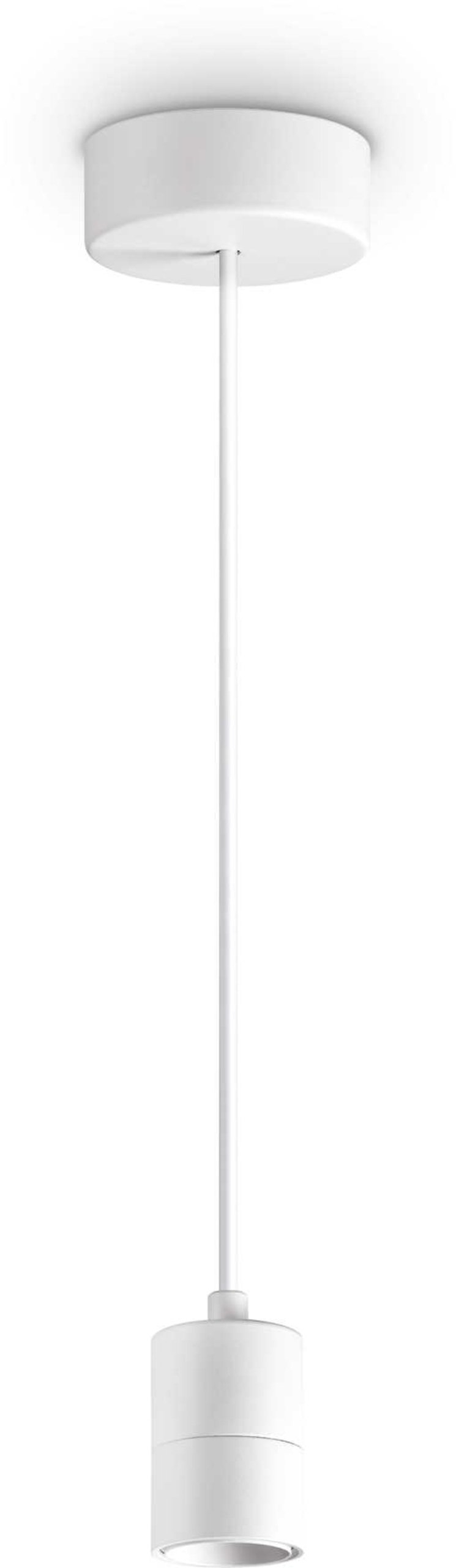 Ideal Lux Set Up pendellampe Ø45 cm hvid metal/aluminium med justerbar højde