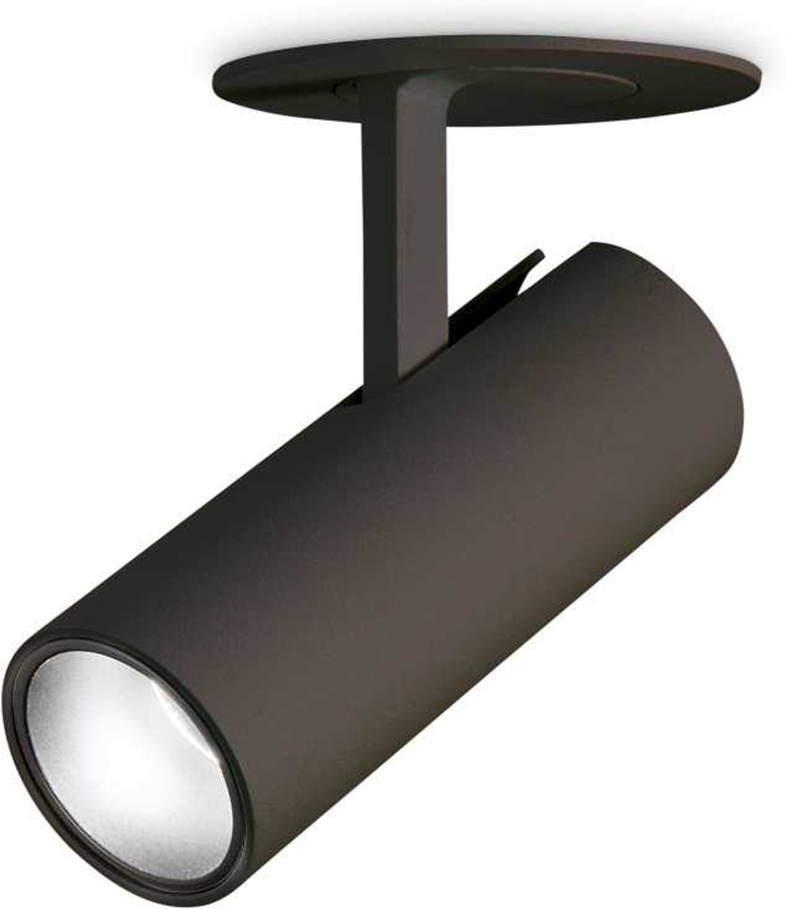 Indbygningslampe Ideal Lux Play  -  sort aluminium LED downlight 7W 520 lm 3000 K IP20 Ø87x125 mm