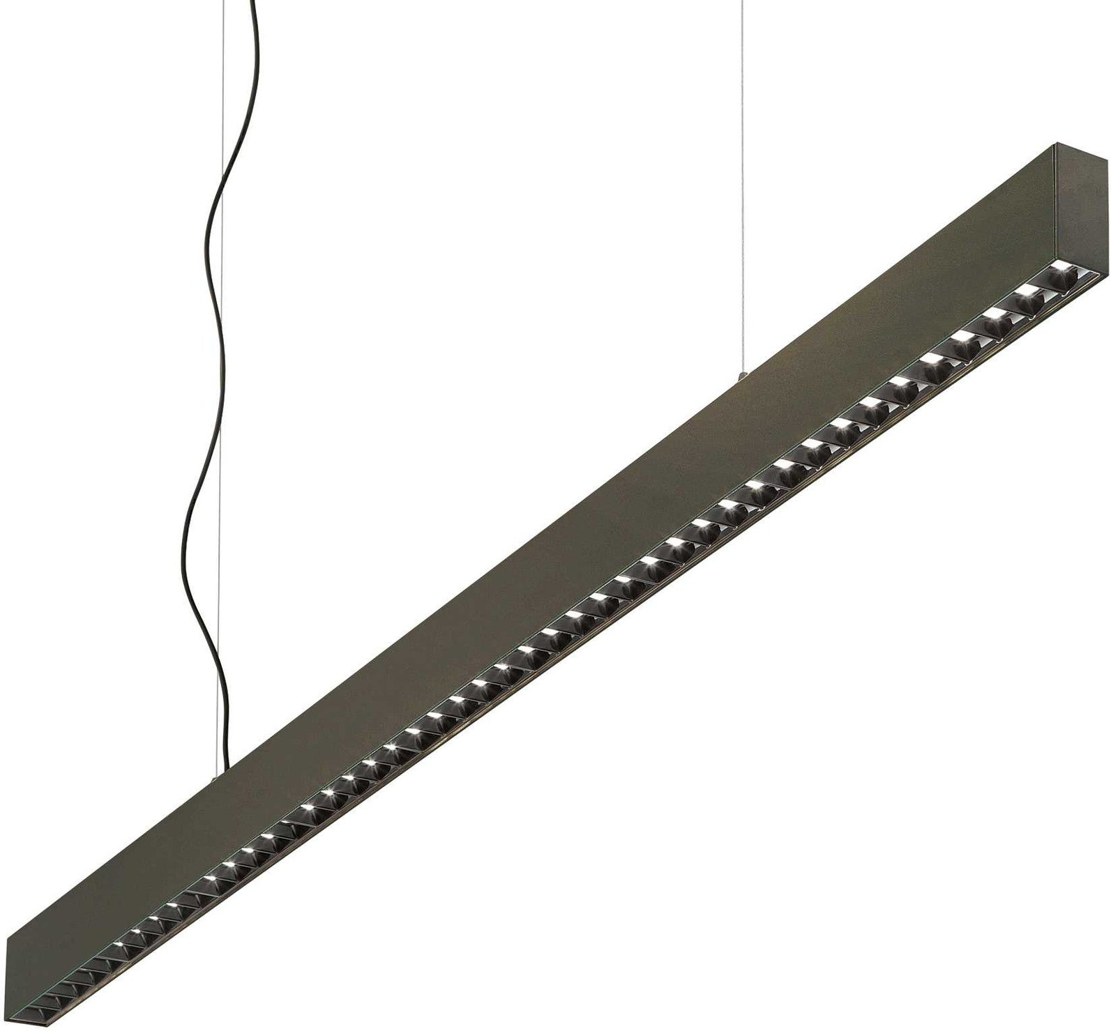 Ideal Lux Office LED-hængelampe sort 3100 lm 4000 K justerbar højde 95 - 1500 mm L 1200 mm