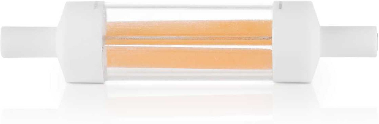 R7s LED-lyspære Ideal Lux R7s  -  6W 430 lm 4000K dæmpbar gennemsigtig Ø17Ã78 mm 20.000 timers levetid