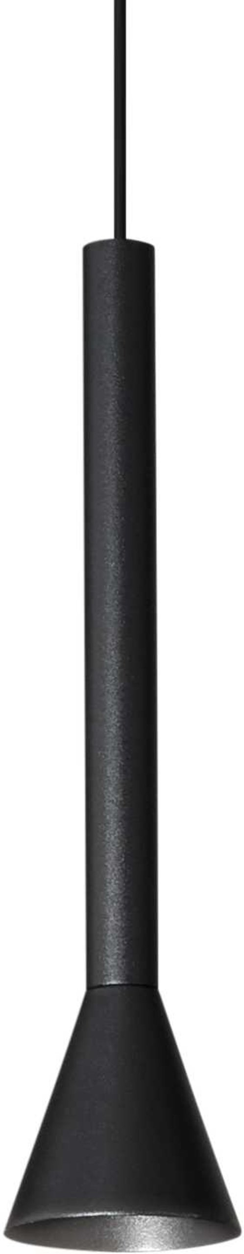 Pendellampe Ideal Lux Diesis justerbar LED-loftslampe Ø60 cm H315 - 2430 mm sort