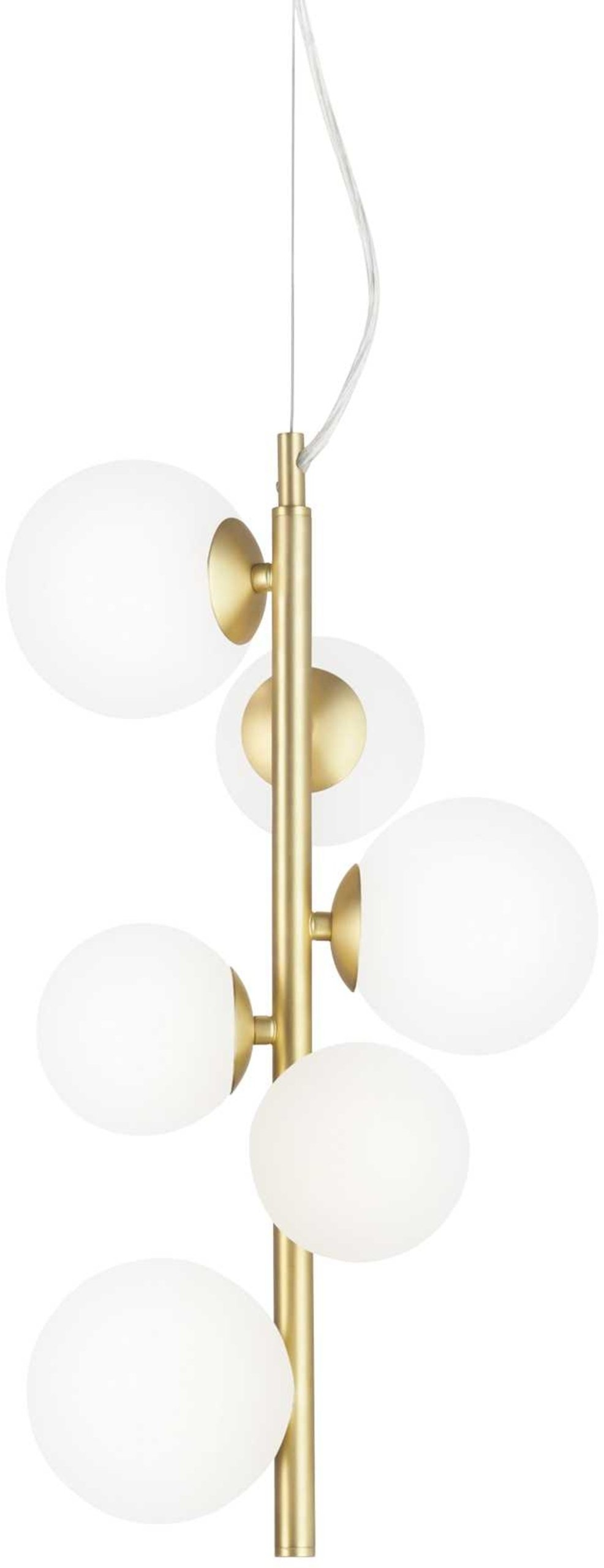 Pendellampe Ideal Lux Perlage loftlampe Ø260 x H580-2670 mm messing