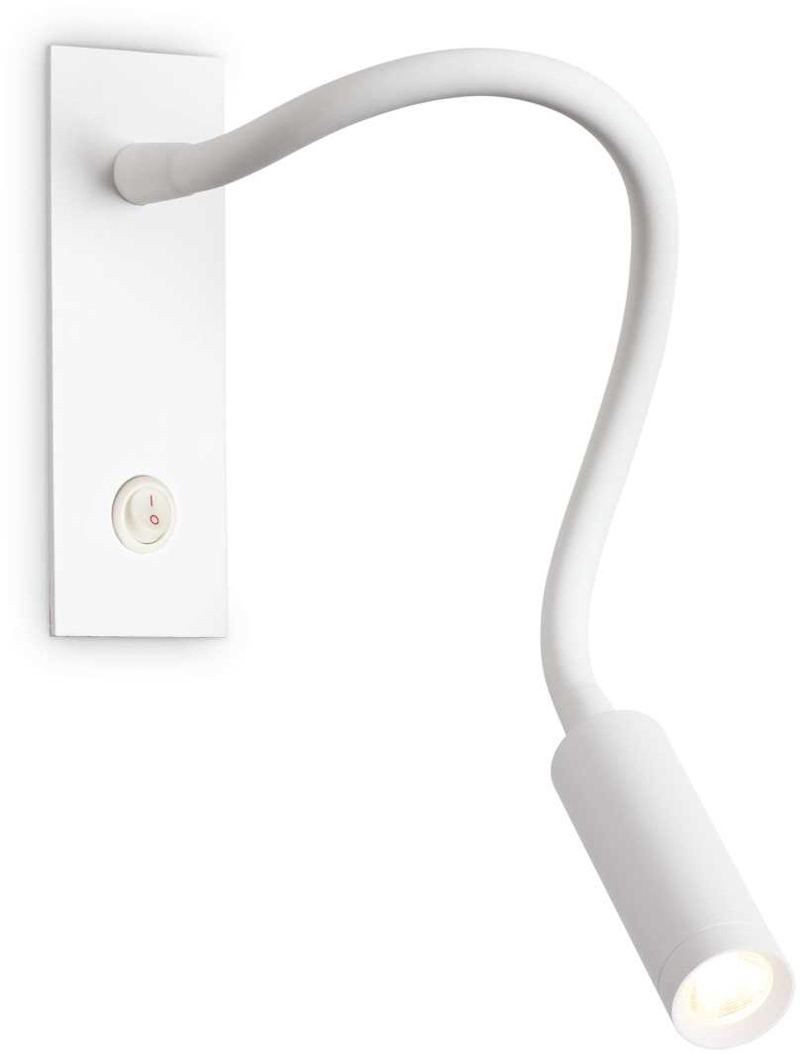 Væglampe/Læselampe Ideal Lux Io H12xB26xL4,5cm LED 3W 3000K 300lm Hvid
