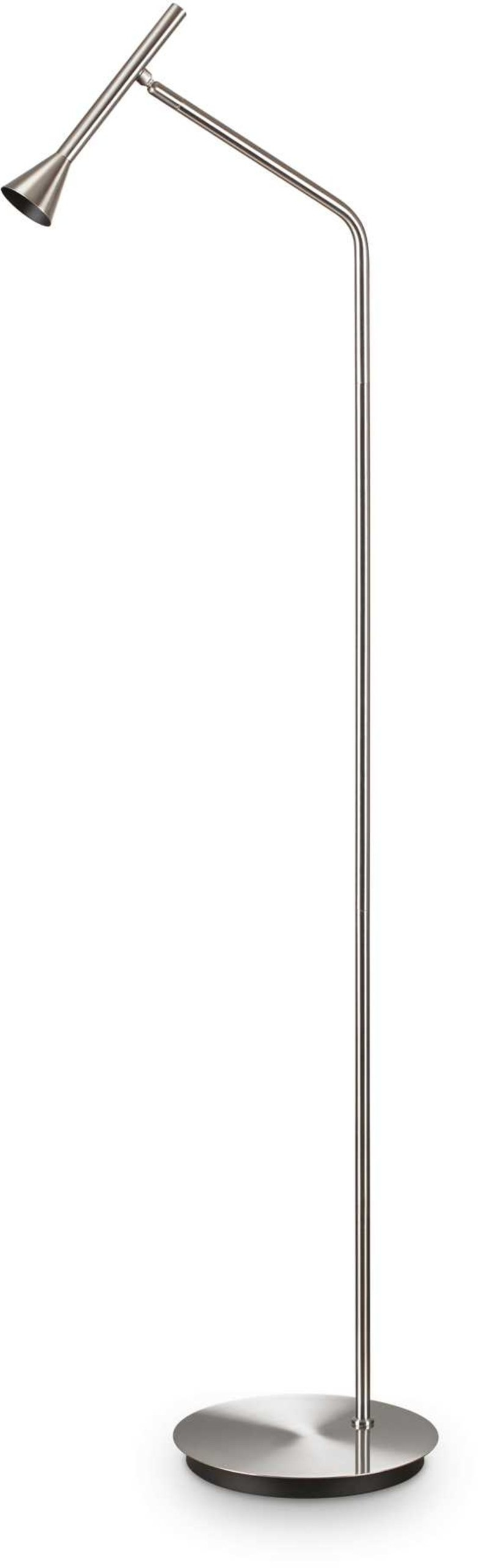 Gulvlampe Ideal Lux Diesis metal nikkelfinish integreret LED 660 lm H151ÃØ28 cm