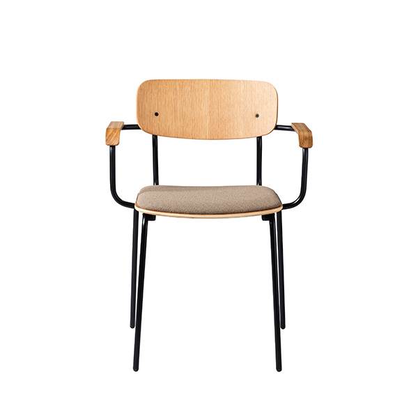FDB Møbler J183 spisebordsstol - Grain polstring : Erling Christensen Møbler