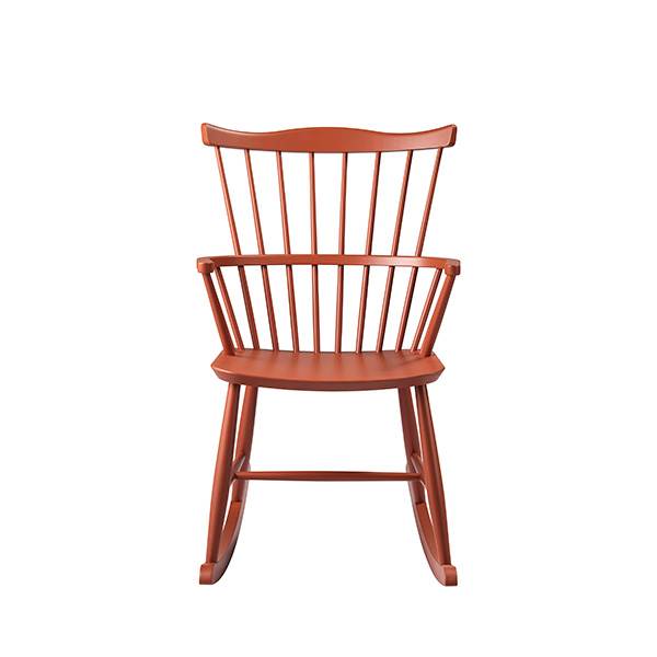 FDB Møbler - J52G Gyngestol - Brick red  : Erling Christensen Møbler