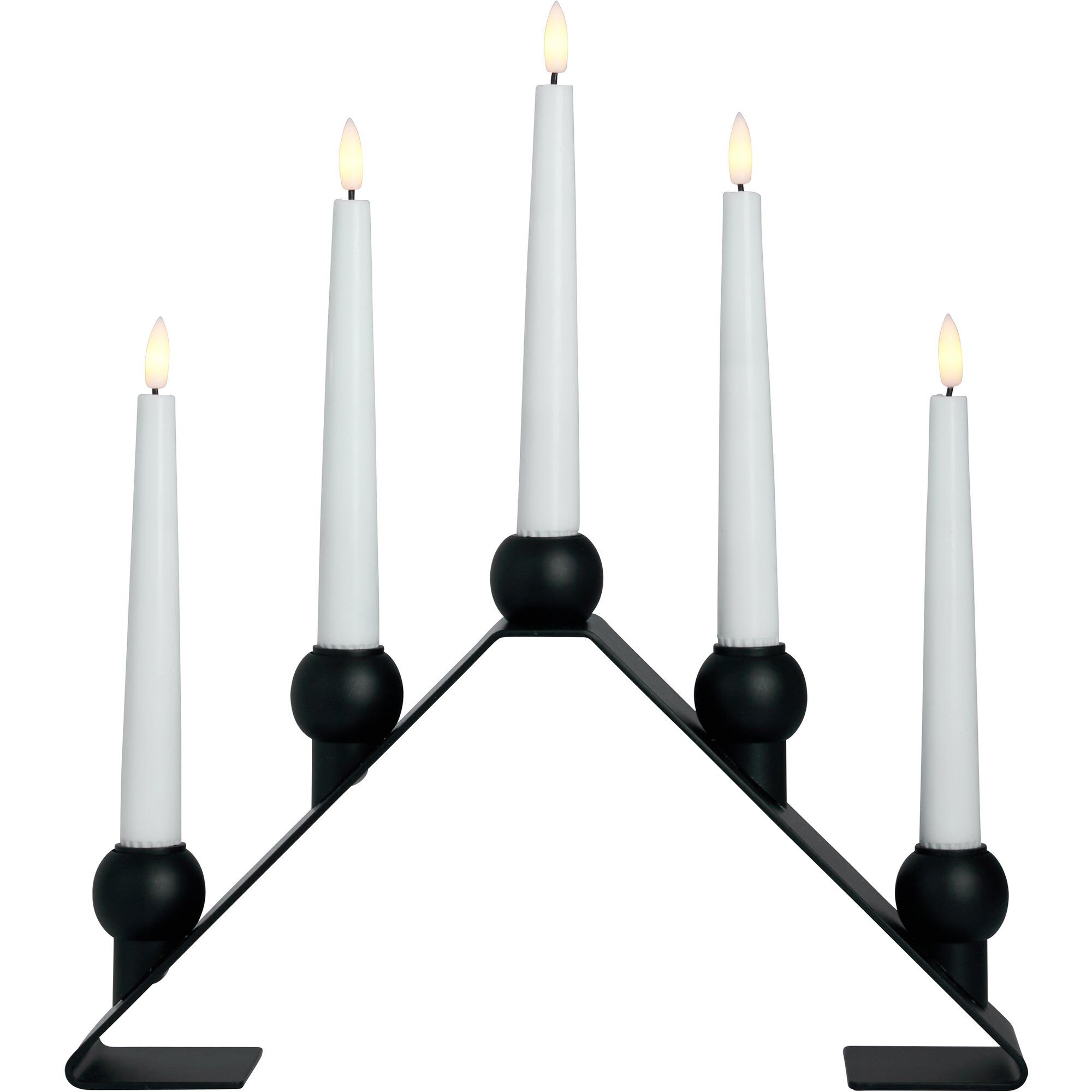 Watt&veke Luna adventslysestage, sort