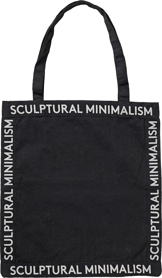 Canvas taske Kristina Dam Canvas Bag sort bomuldsstofpose 43Ã50 cm