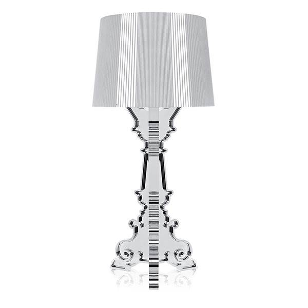 Kartell Bourgie metal bordlampe - Sølv  : Erling Christensen Møbler