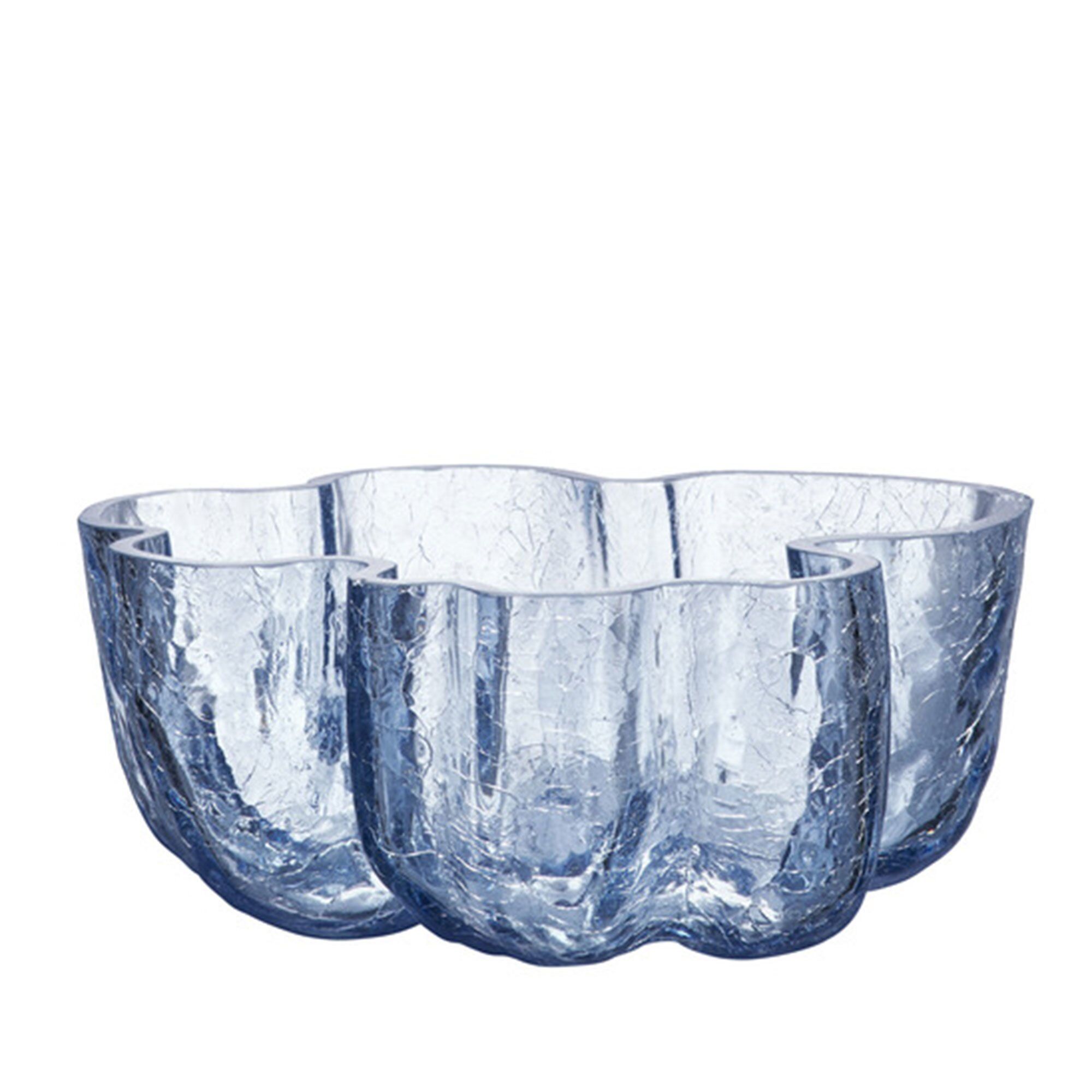 Kosta boda Crackle skål 250 mm, circular glass
