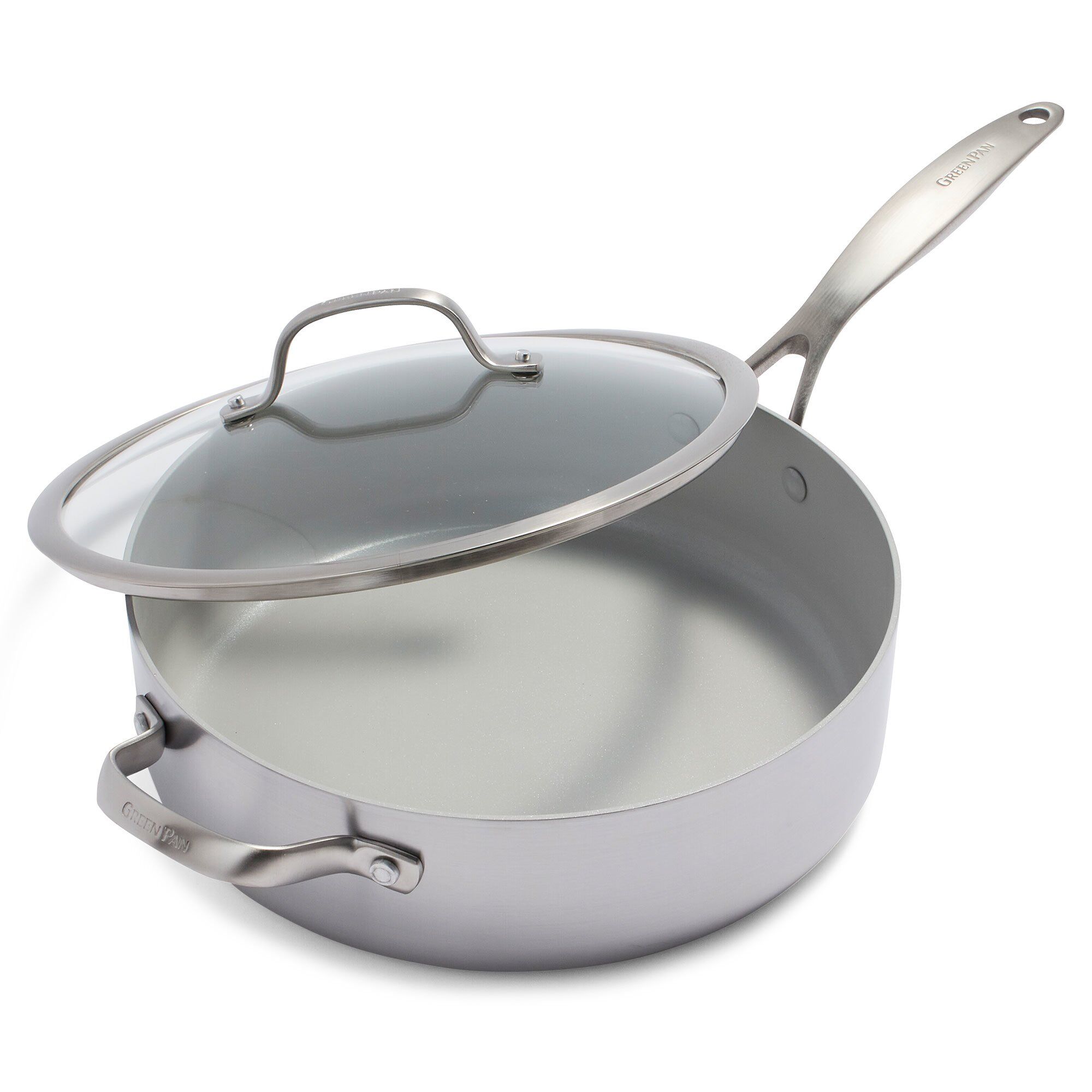 Greenpan Lima traktørpande med låg 30 cm, midnight