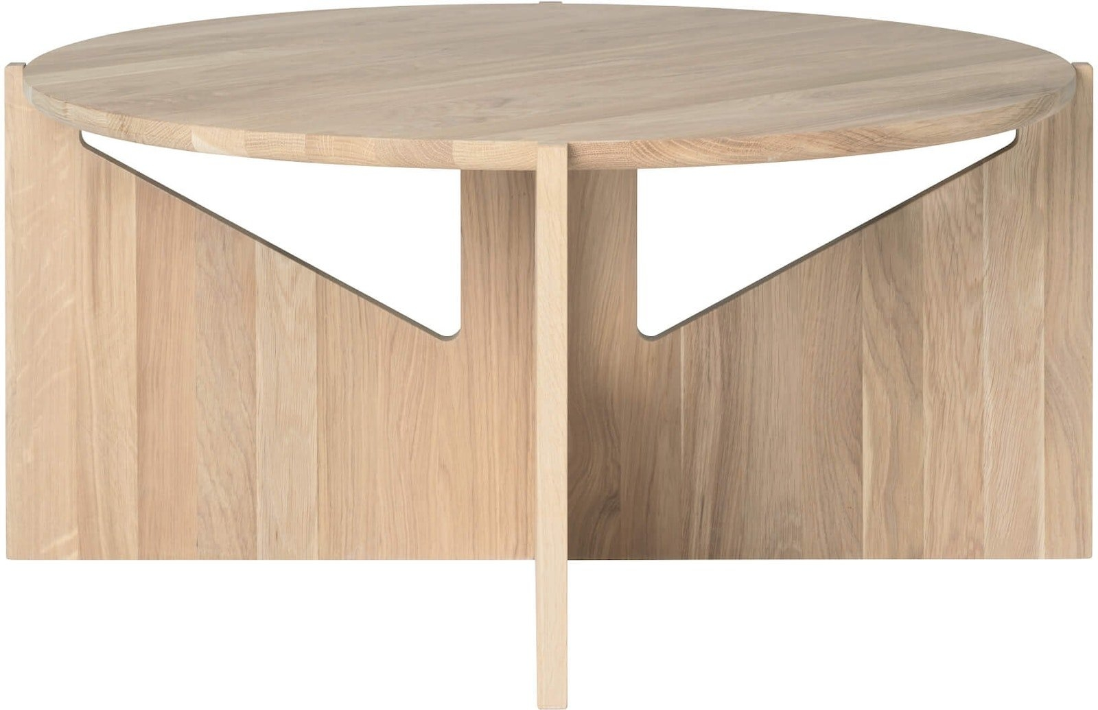 Sofabord / kaffebord Kristina Dam Simple Ø78Ã36 cm Eg Natur