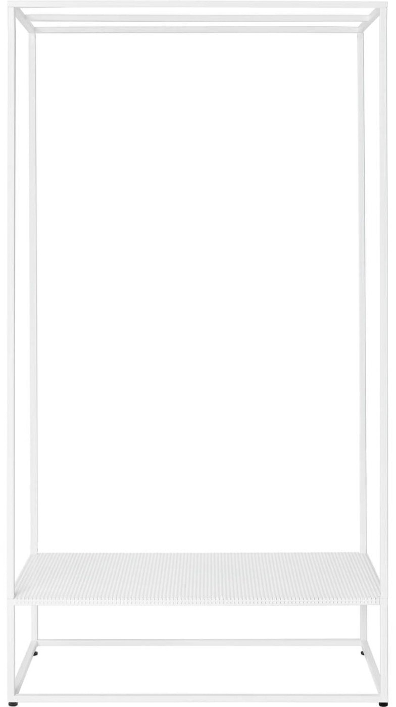 Tøjstativ garderobestativ Kristina Dam Grid robust stål beige 160 x 40 x 80 cm