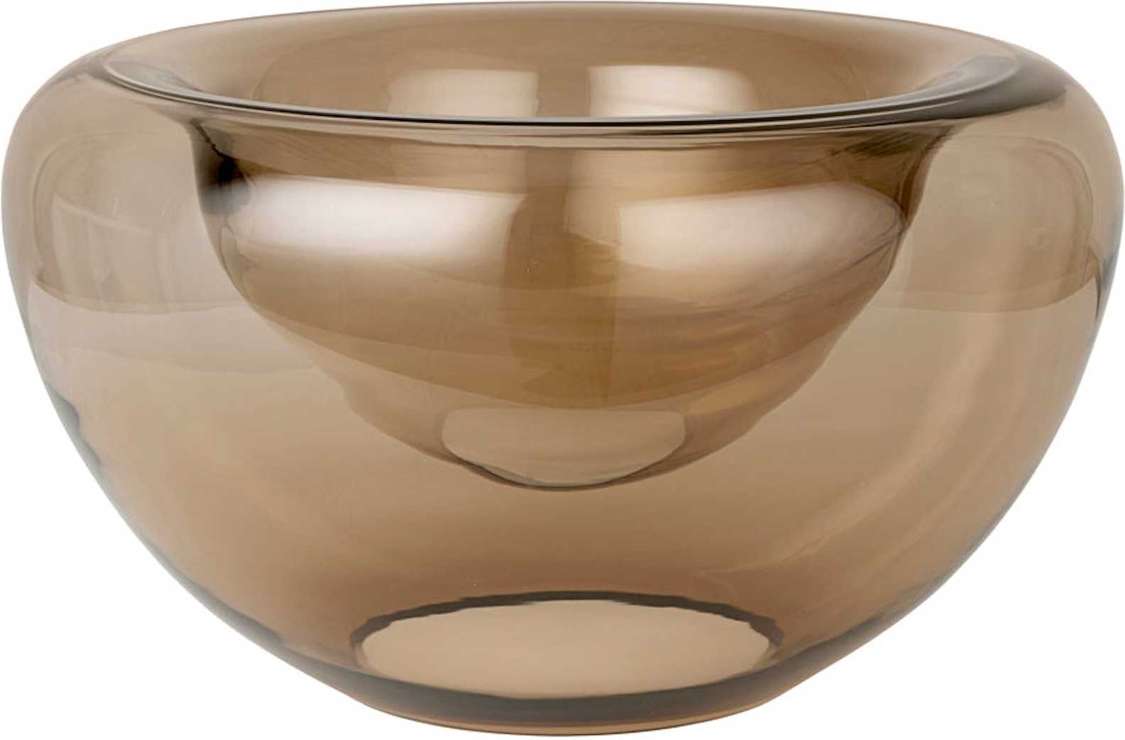 Skål Kristina Dam Opal Ø36 x H20 cm beige glas