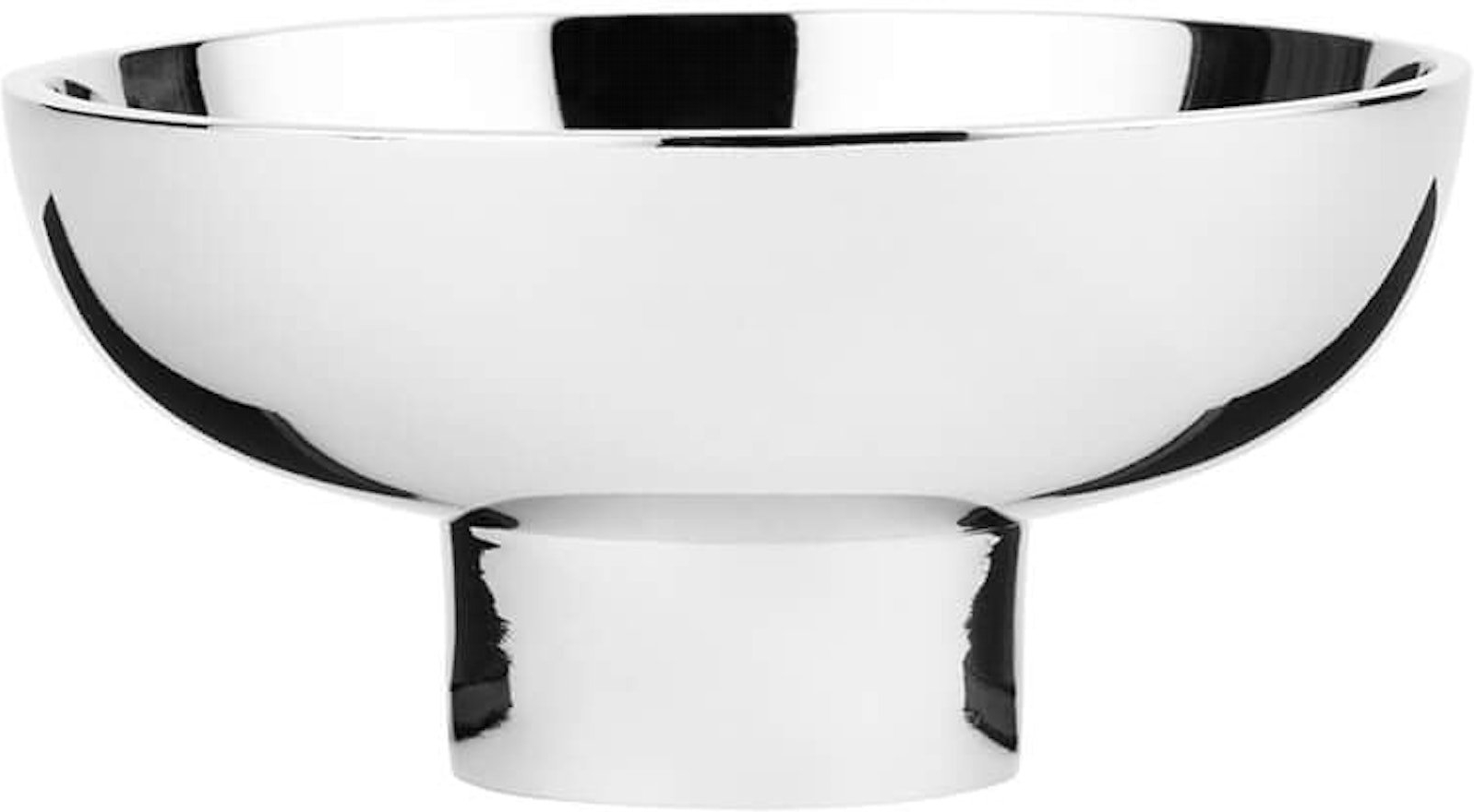 Lysestage Kristina Dam Alumina aluminium sølv Ø11 x H6 cm