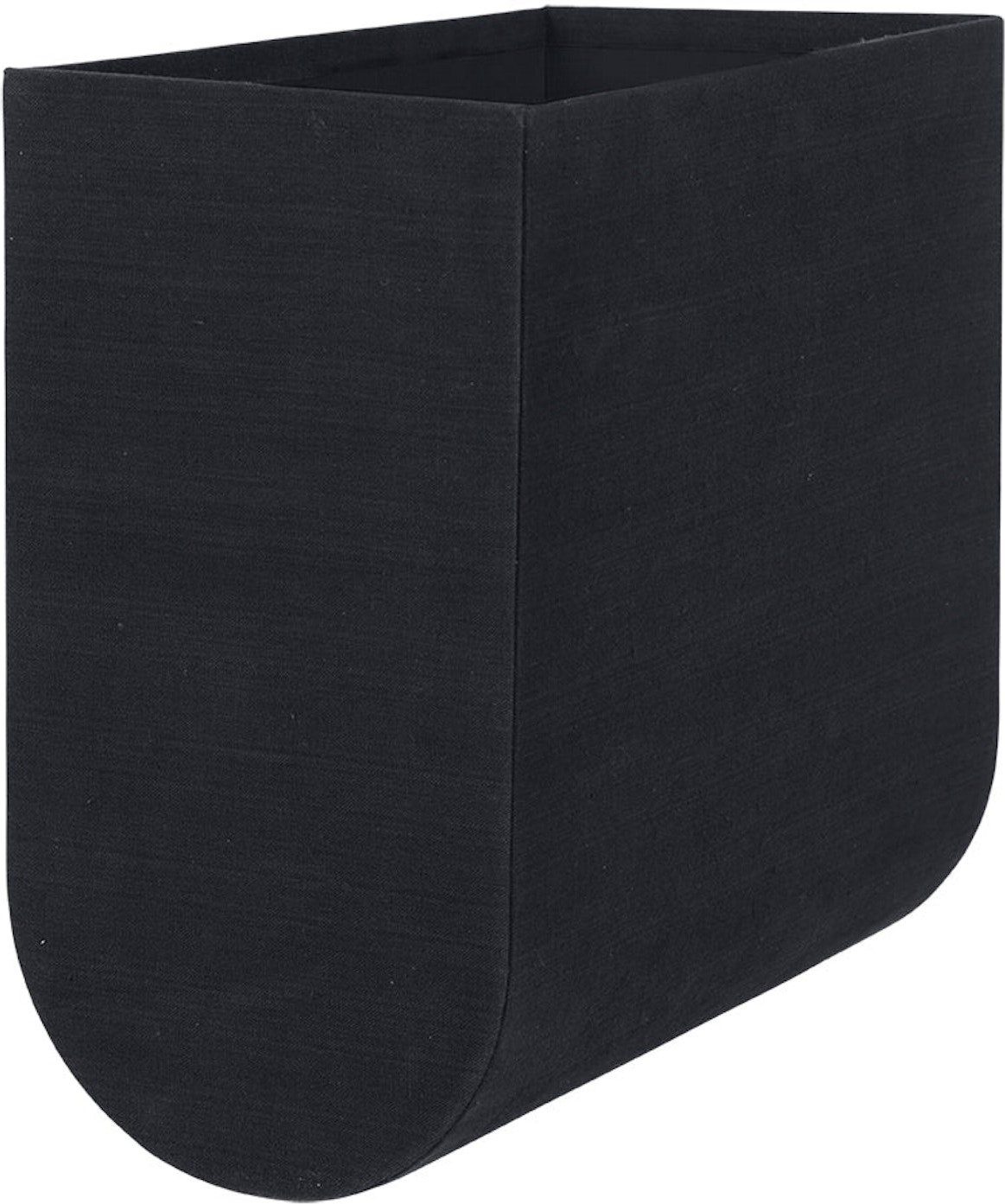 Opbevaringskasse Kristina Dam Curved sort 39x20x40 cm