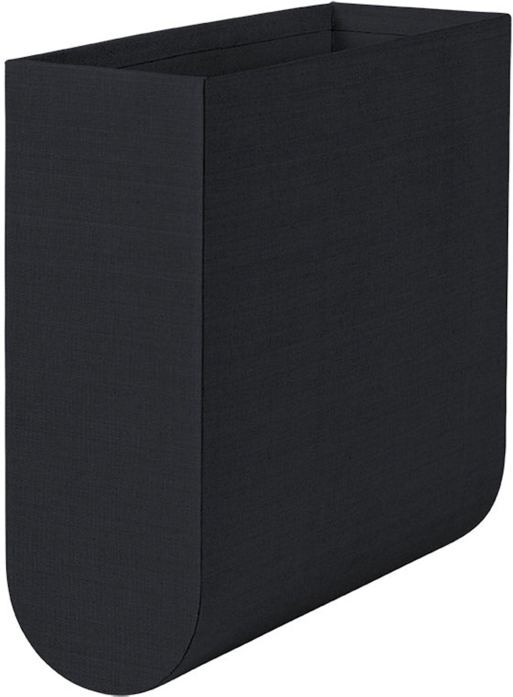 Opbevaringskasse Kristina Dam Curved sort 33x12x35 cm