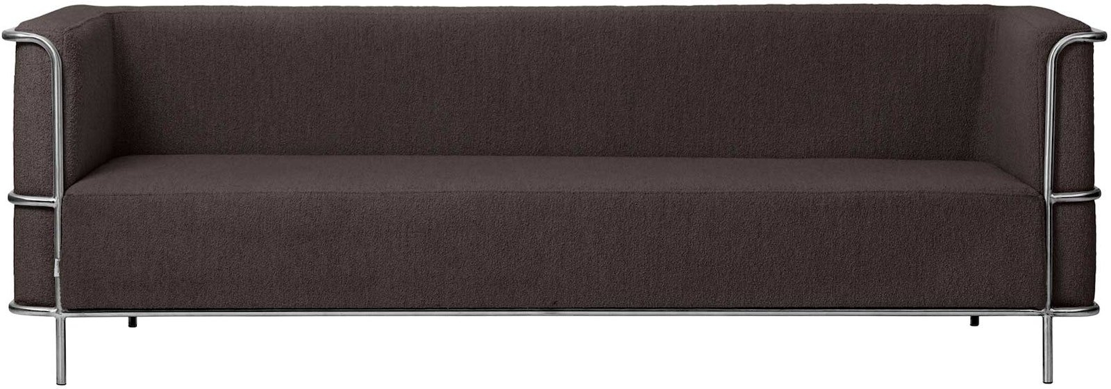3-personers sofa Kristina Dam Modernist bouclé brun 220 cm