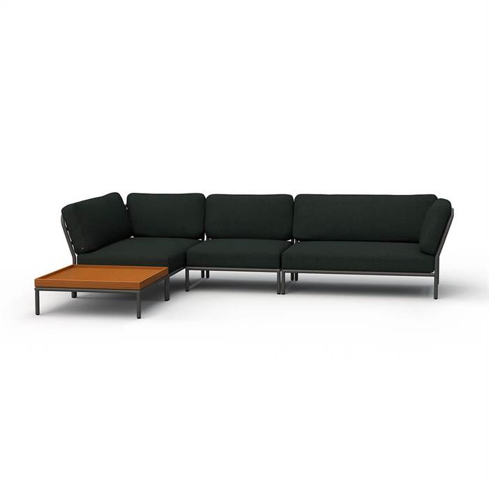 HOUE - LEVEL loungesæt - Setting 1 - Alpine - Stofgruppe Sunbrella Heritage  : Erling Christensen Møbler