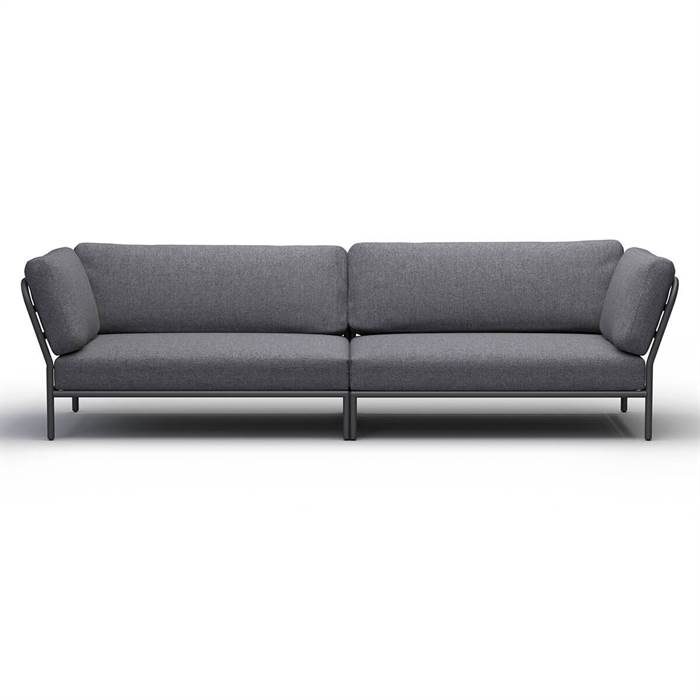 HOUE - LEVEL loungesæt - Setting 8 - Grey - Stofgruppe Basic  : Erling Christensen Møbler
