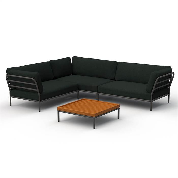 HOUE - LEVEL loungesæt - Setting 9 - Alpine - Stofgruppe Sunbrella Heritage  : Erling Christensen Møbler