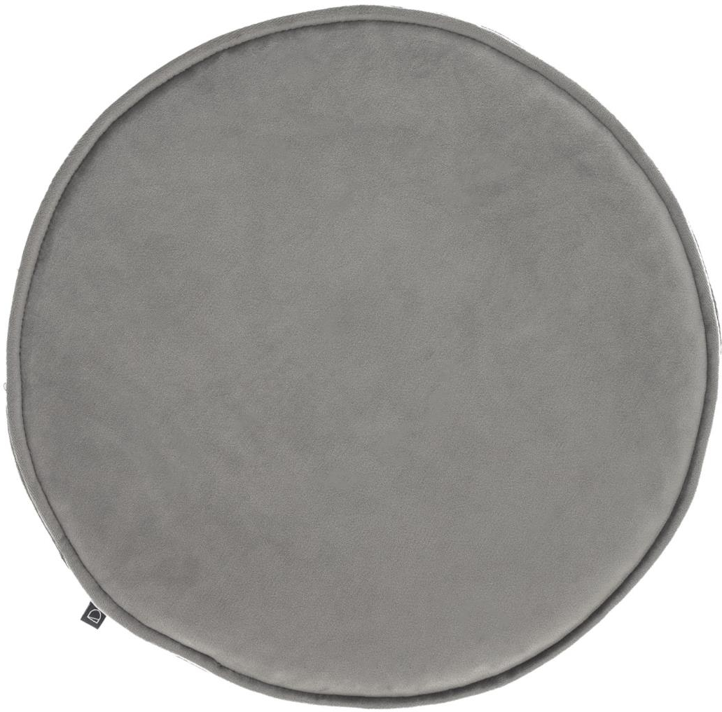 Stolhynde til børnestol Kave Home Rimca grå velvet 35Ã35 cm