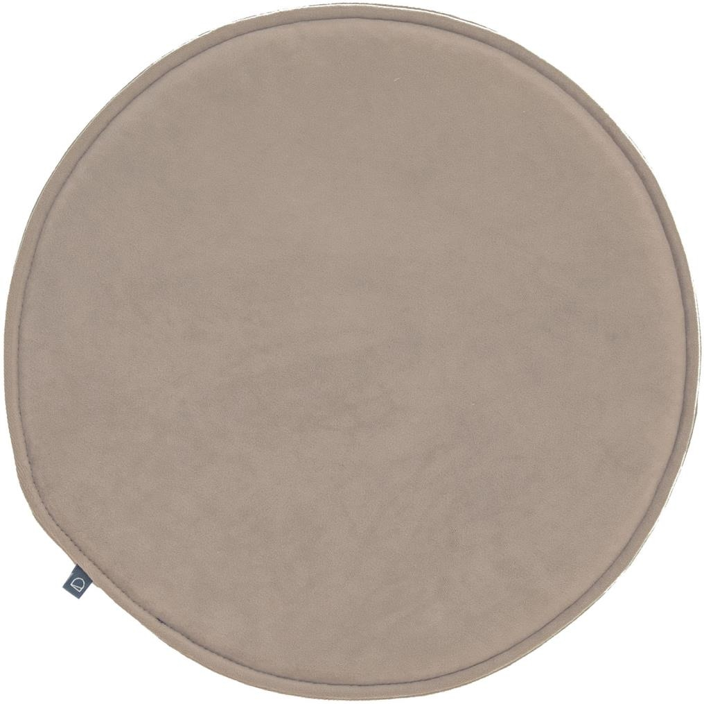 Spisebordsstolshynde Kave Home Rimca Ø35 cm beige velour