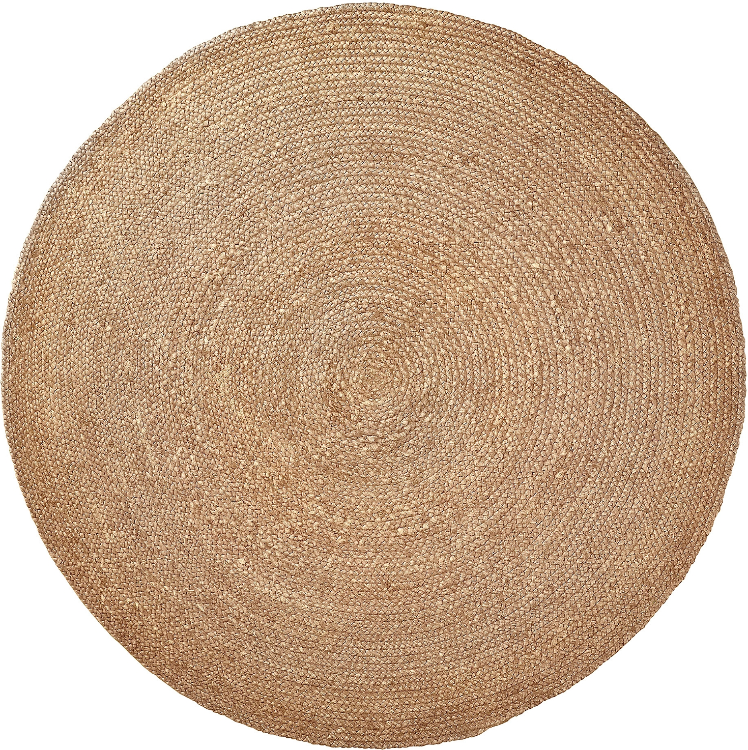 Gulvtæppe Kave Home Doc rundt 100% naturlig jute Ø150 cm natur