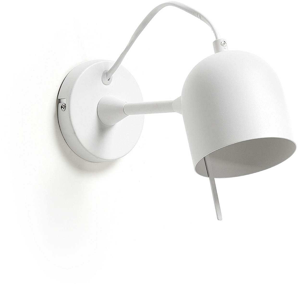 Væglampe Kave Home Lucilla magnetisk G9 indendørs nordisk hvid metal 10x27 cm