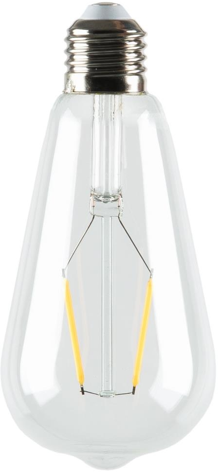 LED-lampepære E27 Kave Home Bulb 4W 3000K klar finish H14 x Ø6,5 cm
