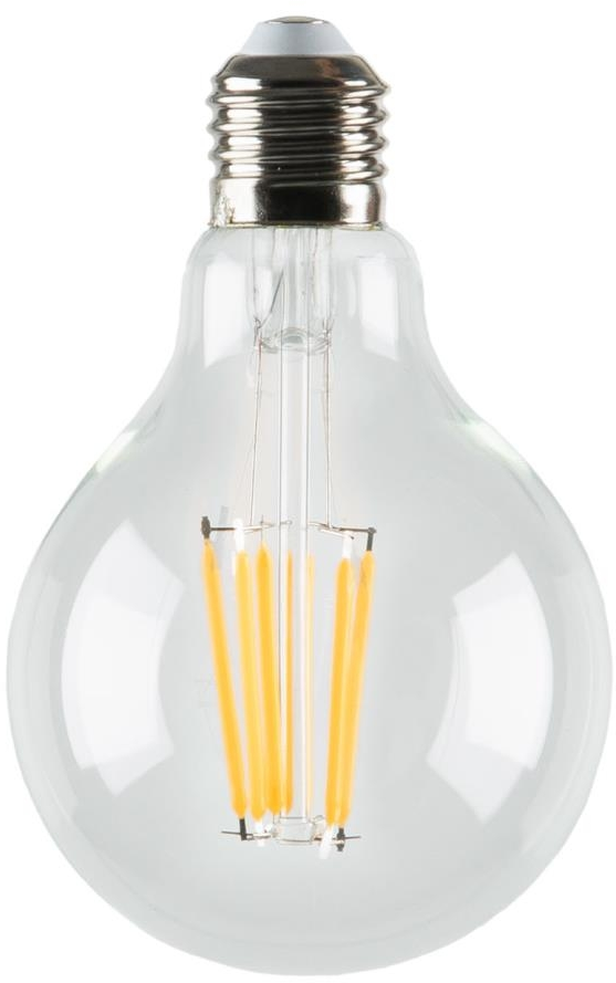 LED-pære elpære Kave Home Llum E27 4W 3000K Klar Glas Ø8 cm