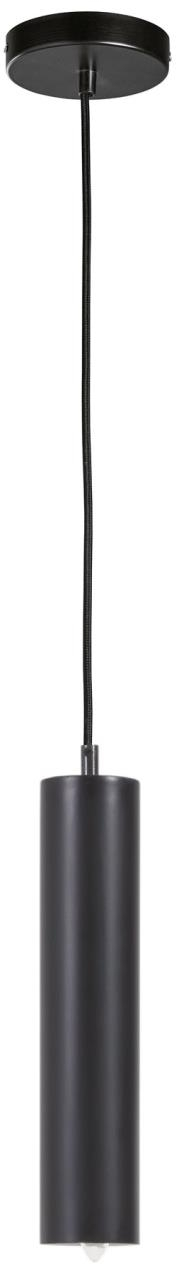 Pendellampe Kave Home Laurie  -  industriel sort metal Ø8 x H37 cm