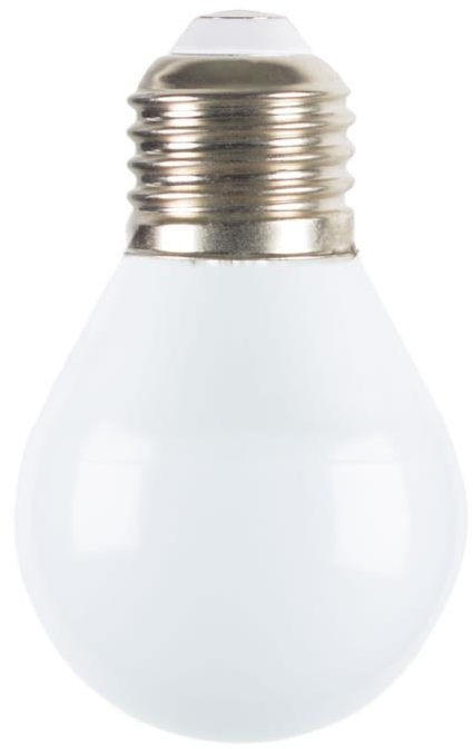 LED-elpære E27 Kave Home Llum Ø4,5 x H8 cm 3W 330 lm 2700K A hvid