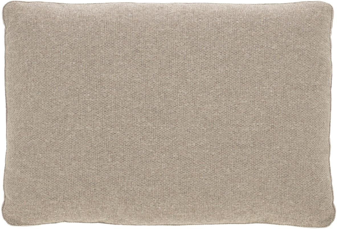 Kave Home Blok tilbehørspude til sofa i beige stof med bæredygtigt fyld 40Ã60Ã15 cm