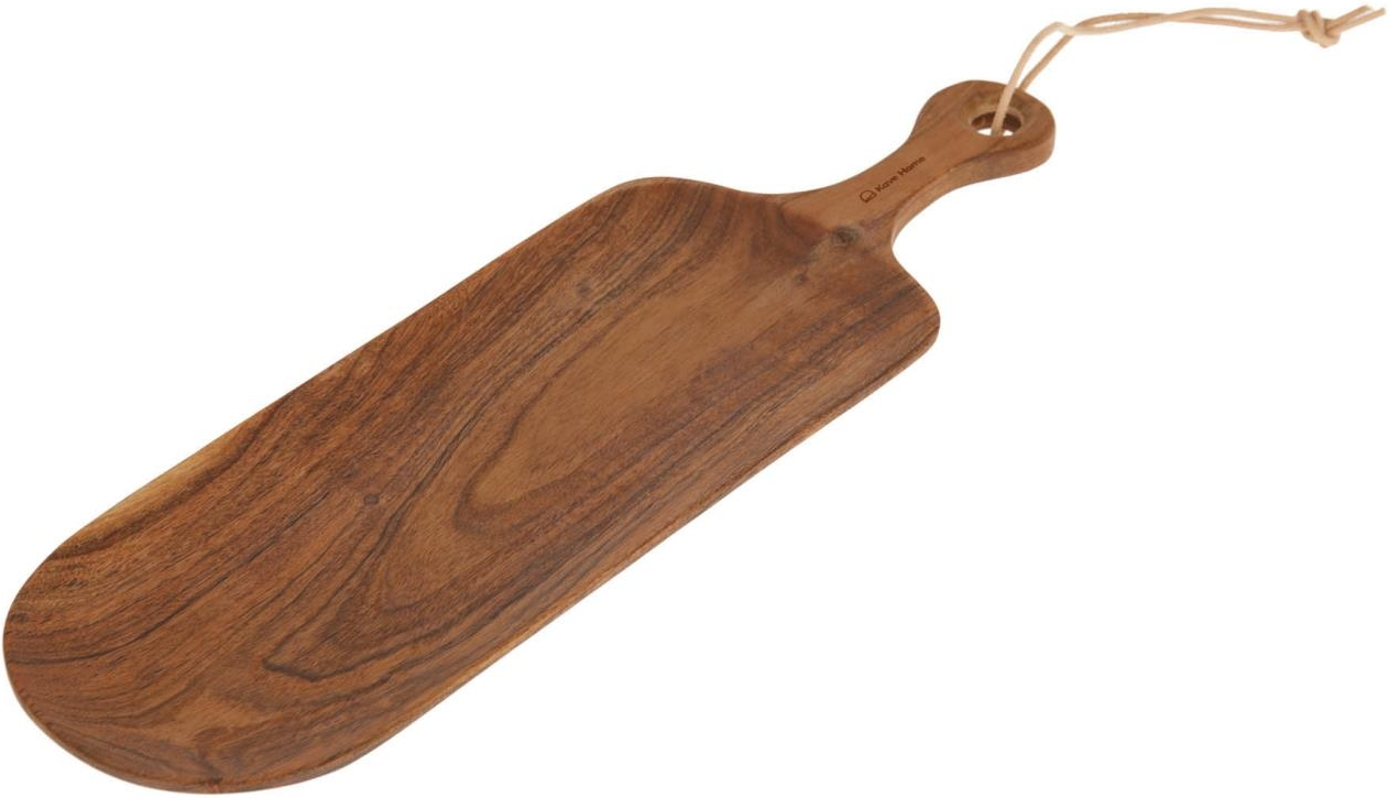 Serverings- og anretterbræt Kave Home Odaia i 100% naturligt akacietræ 15 x 15 x 50 cm  -  rustik kolonial stil
