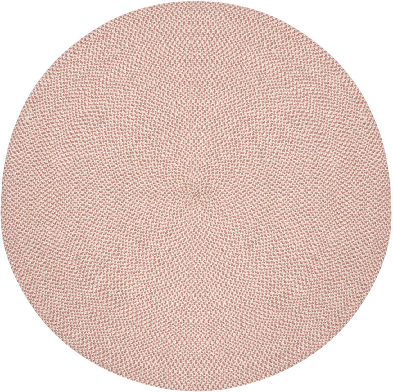 Gulvtæppe Kave Home Rodhe terracotta 150 x 150 cm  -  100% genanvendt PET