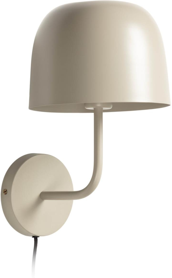Væglampe Kave Home Alish metal indendørslampe, beige 35x18x23 cm
