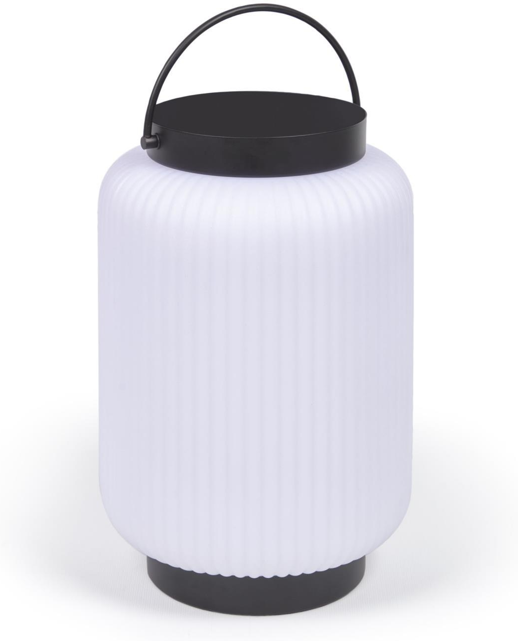 Bordlampe Kave Home Verona bærbar genopladelig LED-lampe med USB og 3 lysniveauer, sort