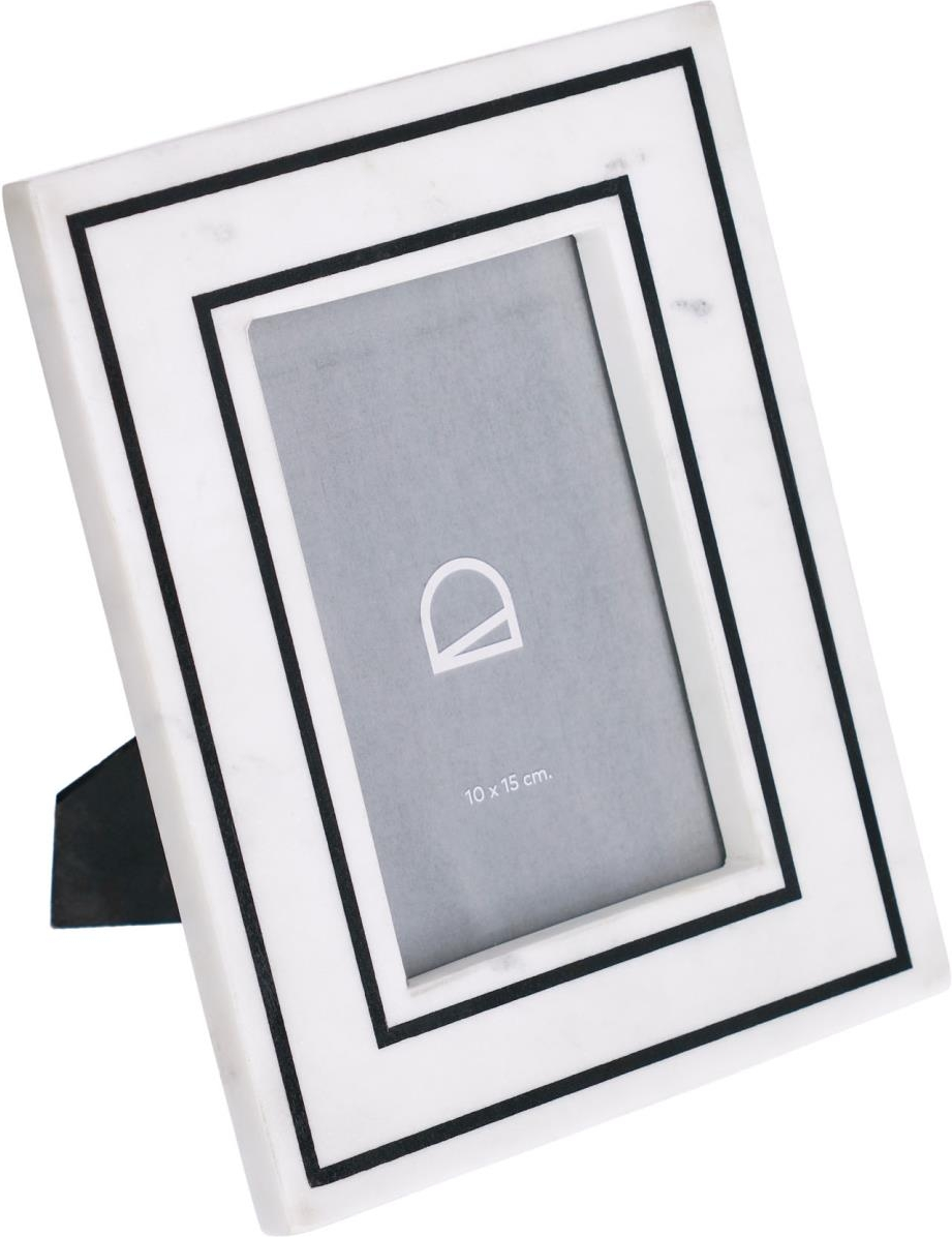 Fotoramme Kave Home Vittoria  -  hvid marmor 18Ã23 cm